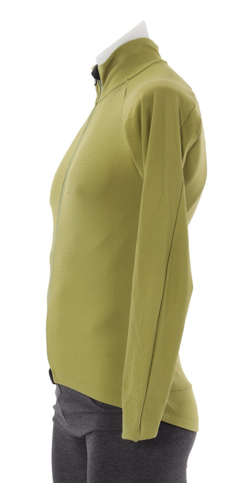 Velocio Thermal Long Sleeve Men Zip Cycling Jersey Green MEDIUM Road Bike