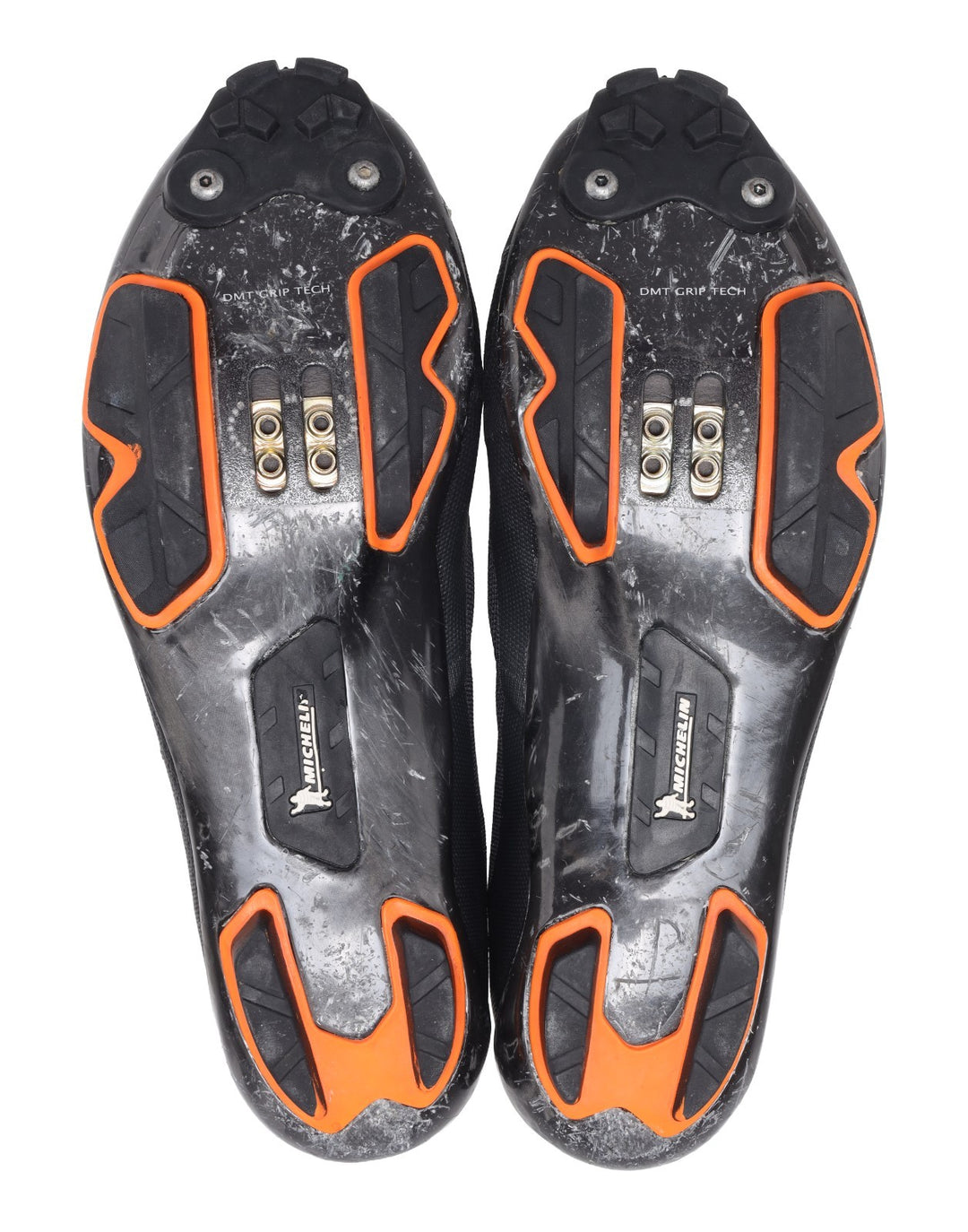 DMT KM0 Knit Mountain Bike Shoes EU 47 US Men 13 BOA BLACK/ORANGE 2-Bolt XC Race