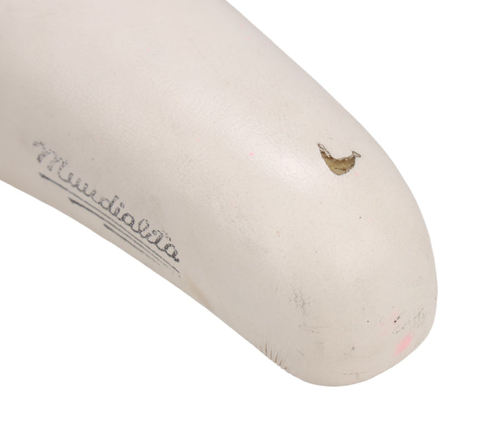 Selle Italia Mundialita Leather Road Bike Saddle 140mm 7x 7mm White CrMo Vintage