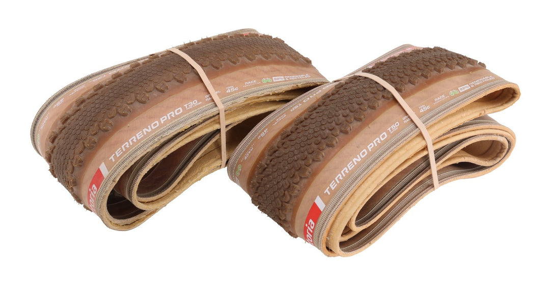 Vittoria Terreno Pro T30 Fine Loose TR Gravel Bike Tires 1 PAIR 700x 45c NATURAL