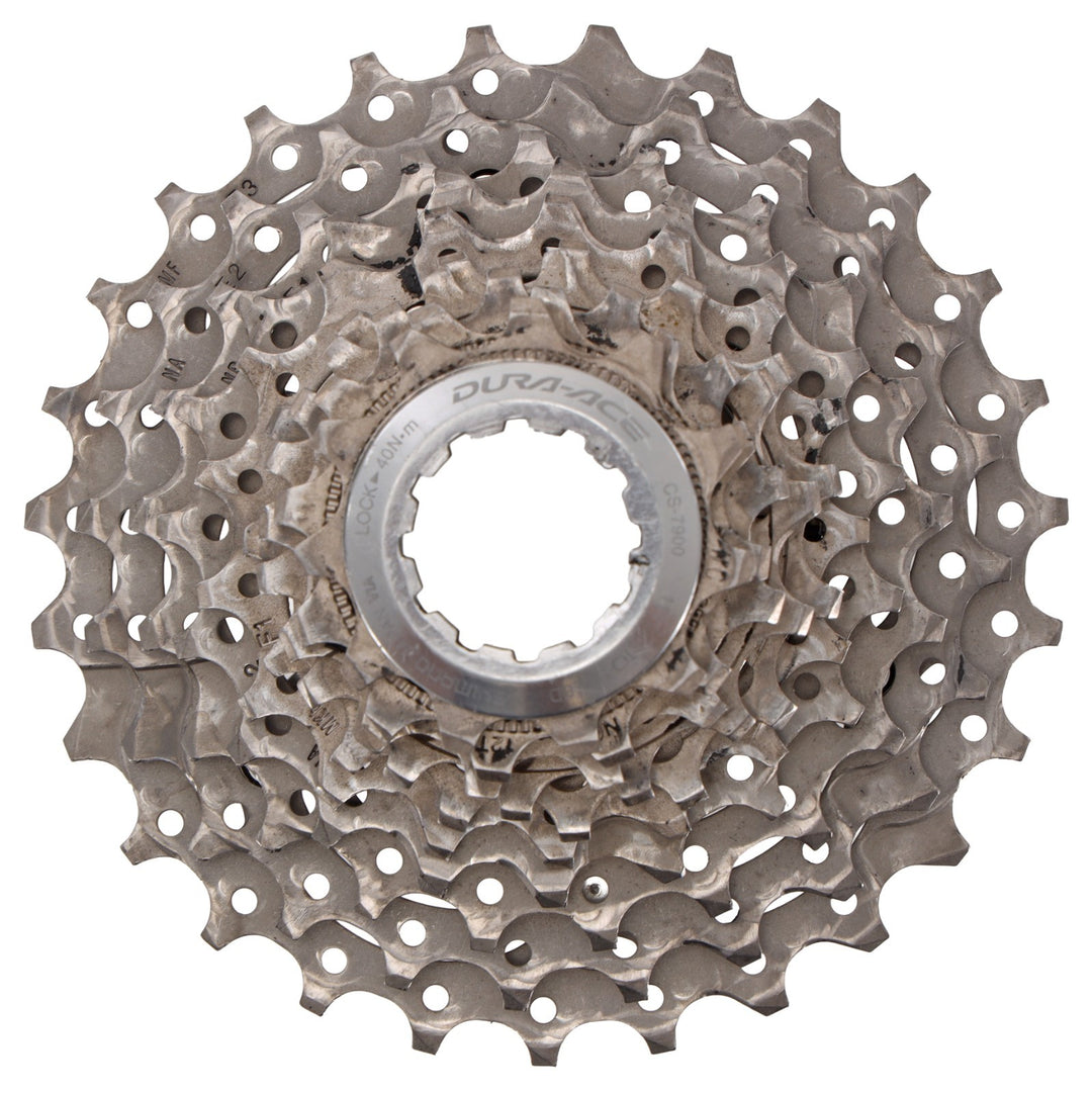 Shimano Dura-Ace CS-7900 10 Speed Road Bike Cassette 11-27T Titanium Gravel
