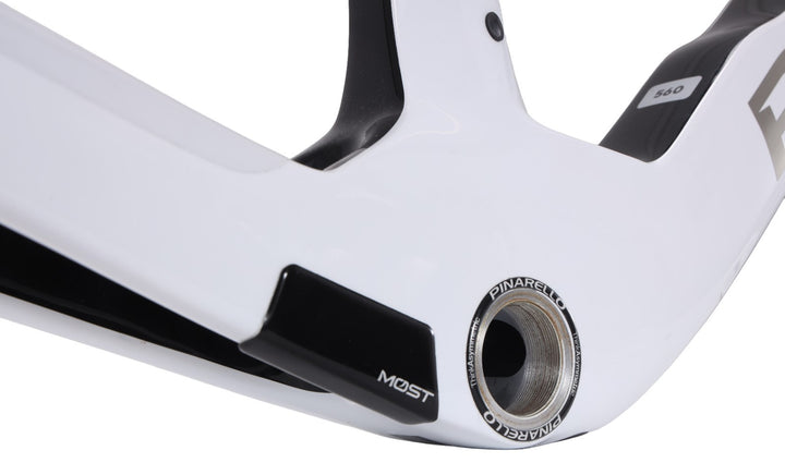 Pinarello Dogma F Disc Carbon Road Bike Frameset 54cm Crystal White Italy 2023
