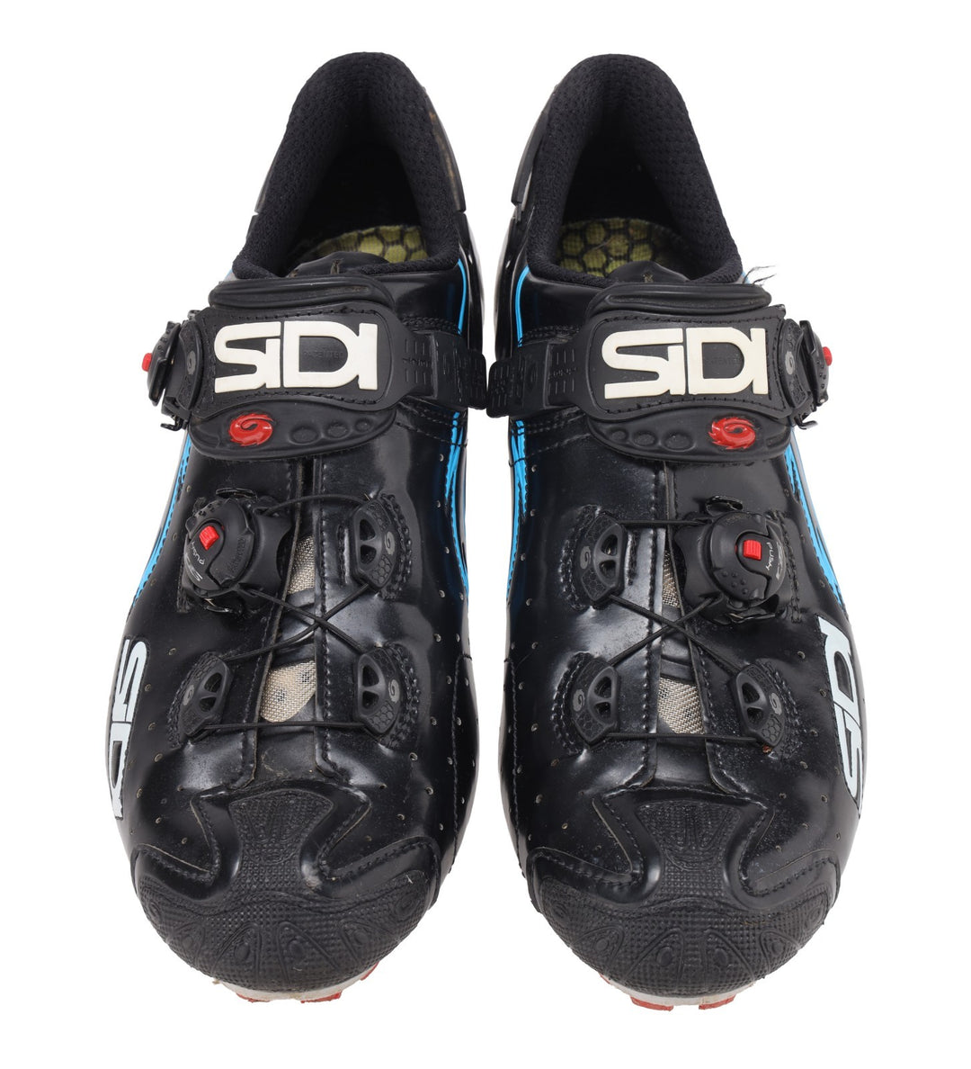 Sidi Drako SRS Push Carbon Mountain Bike Shoes EU 42 US Women 9.5 Black Blue MTB