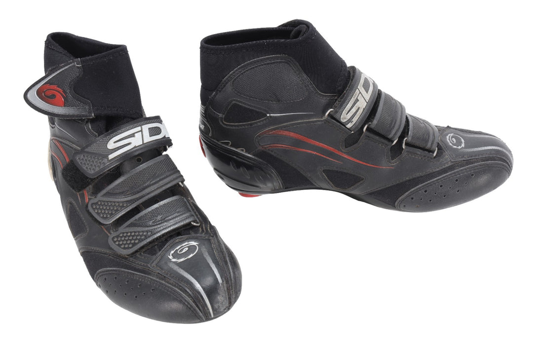 Sidi Hydro GTX Road Bike Shoes Men EU 40 BLACK 2/3-Bolt Gore-Tex Waterproof