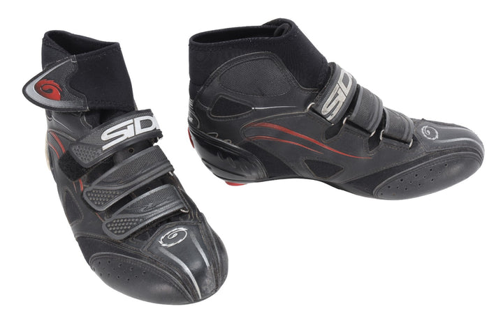 Sidi Hydro GTX Road Bike Shoes Men EU 40 BLACK 2/3-Bolt Gore-Tex Waterproof