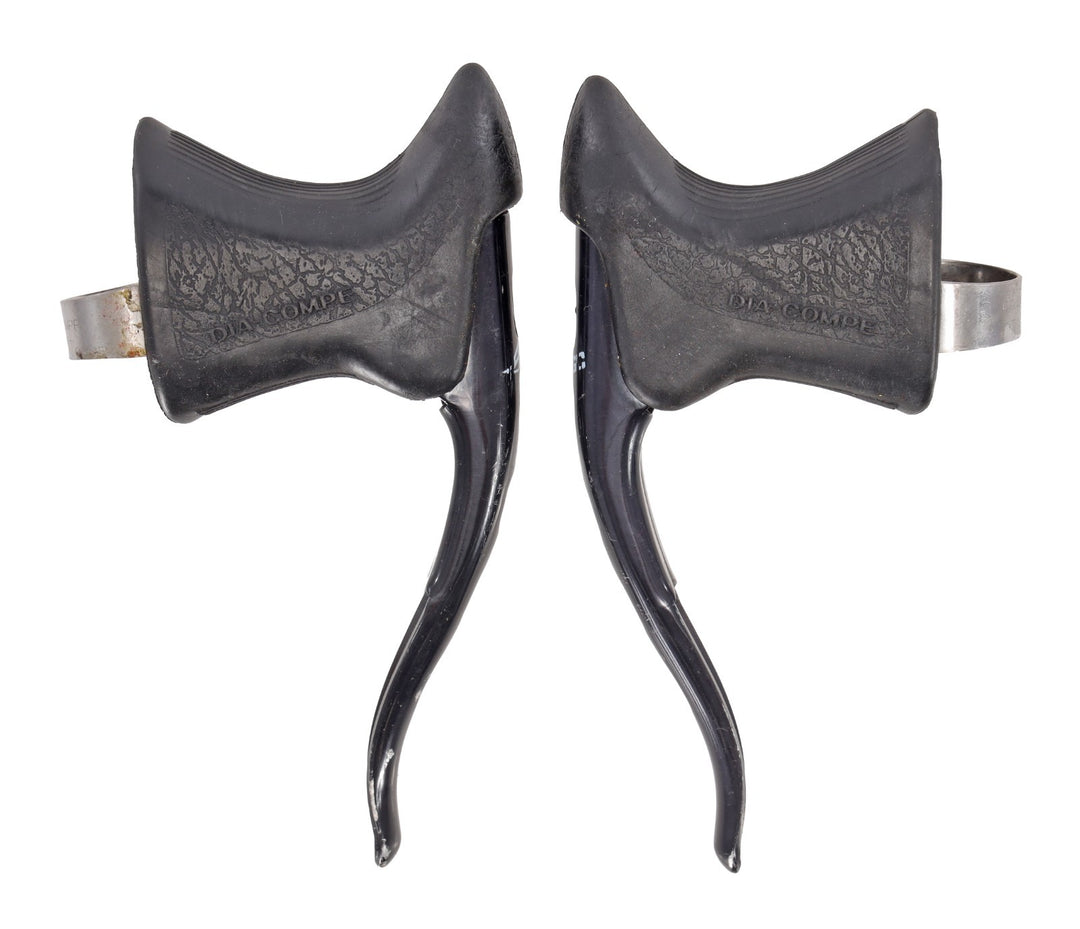 Dia-Compe Aero Gran Compe Road Bike Brake Lever SET Black Vintage Cycling