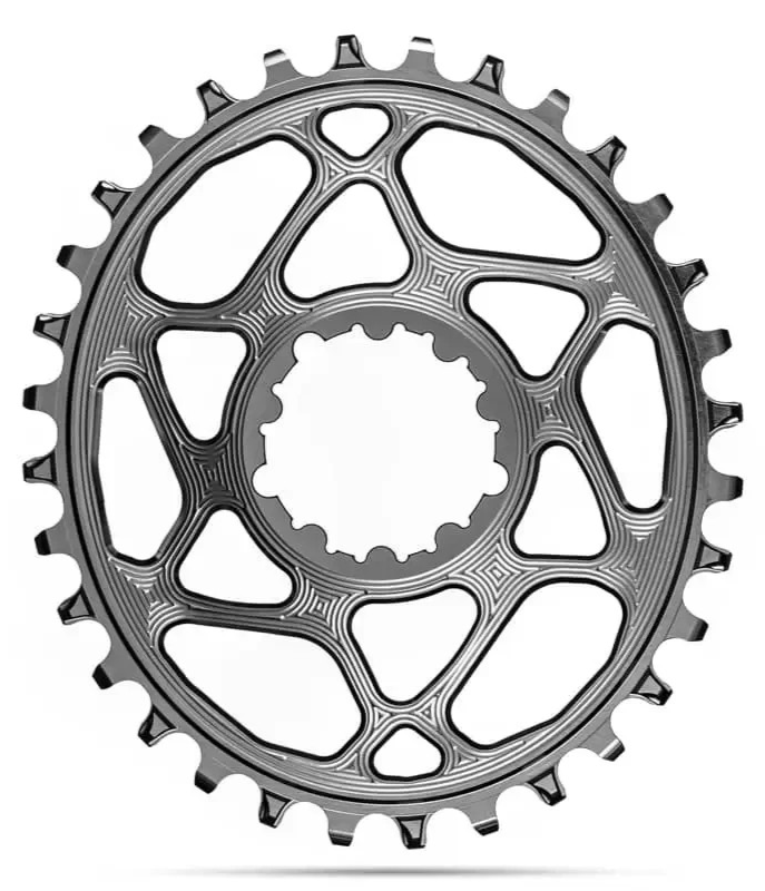 absoluteBlack Oval Boost MTB Chainring 30T Direct Mount 3mm Offset SRAM Silver
