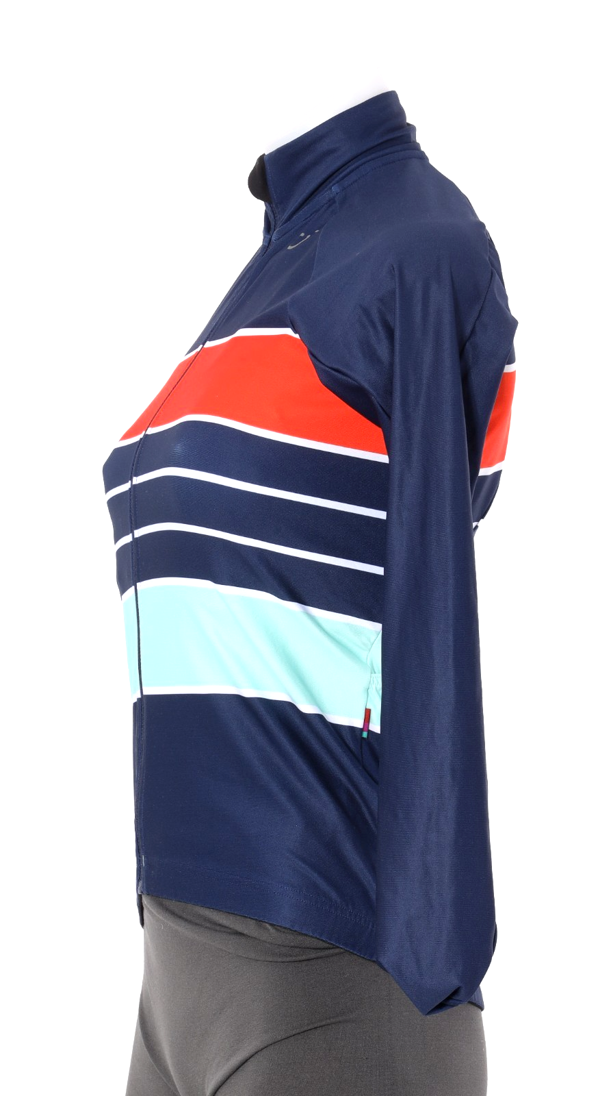 Velocio Breton SE Long Sleeve Cycling Jersey Women XS Blue Road Gravel MTB