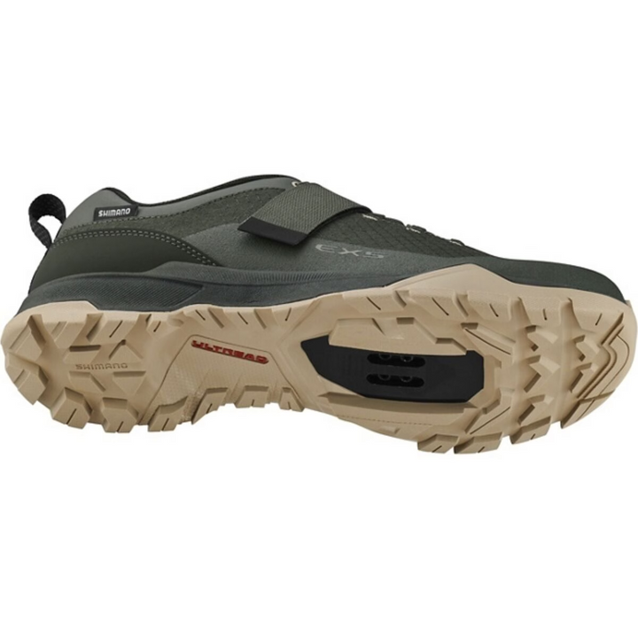 Shimano SH-EX500 Mountain Bike Shoes EU 43 US Men 9 OLIVE 2-Bolt E-Bike Hike