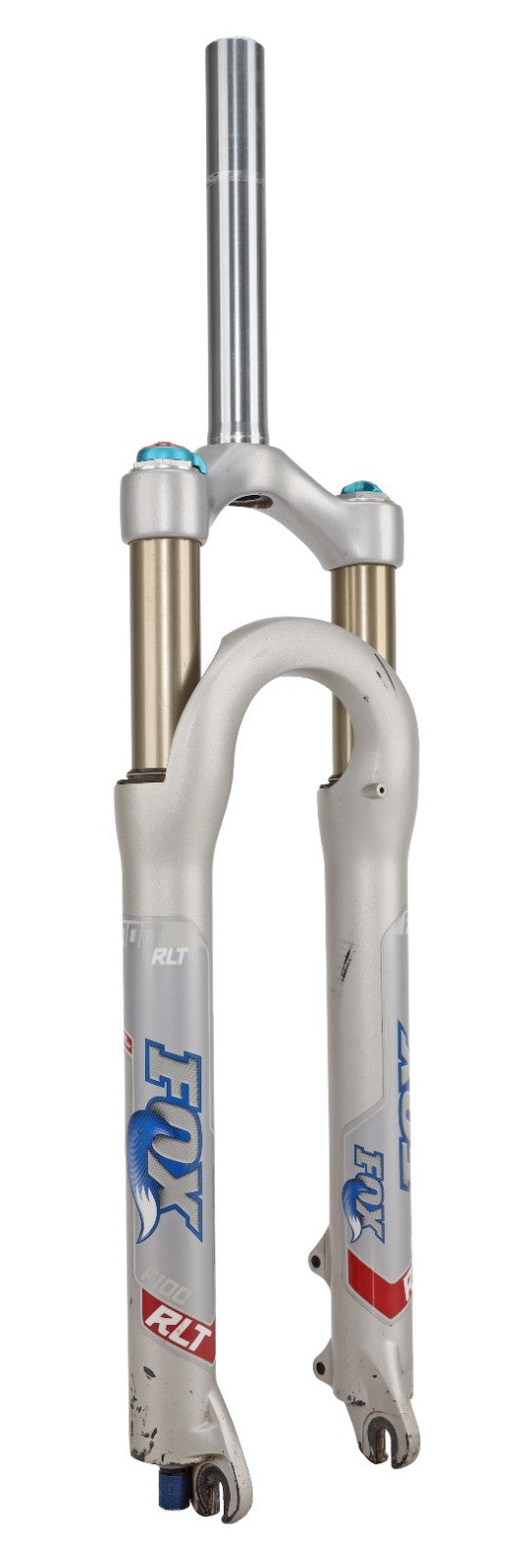 Fox Factory F100 RLT 32 Disc Mountain Bike Fork 26" 100mm w/ Lockout SILVER QR
