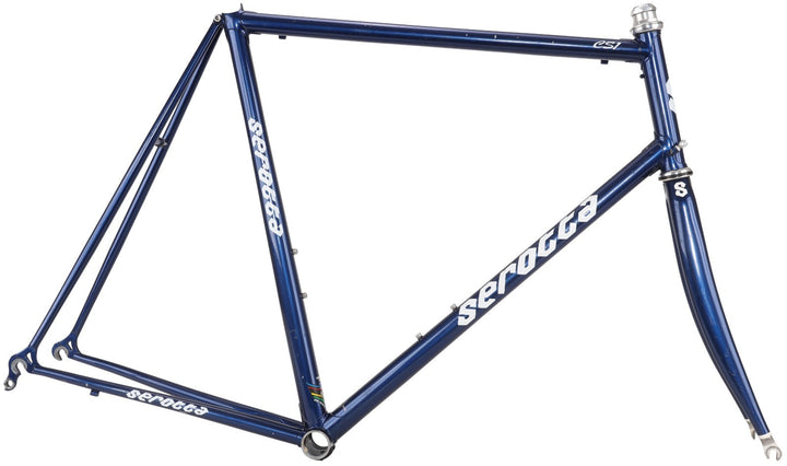 Serotta CSI Steel Road Bike Frameset 60cm Carbon Fork BLUE 700c Record USA Made