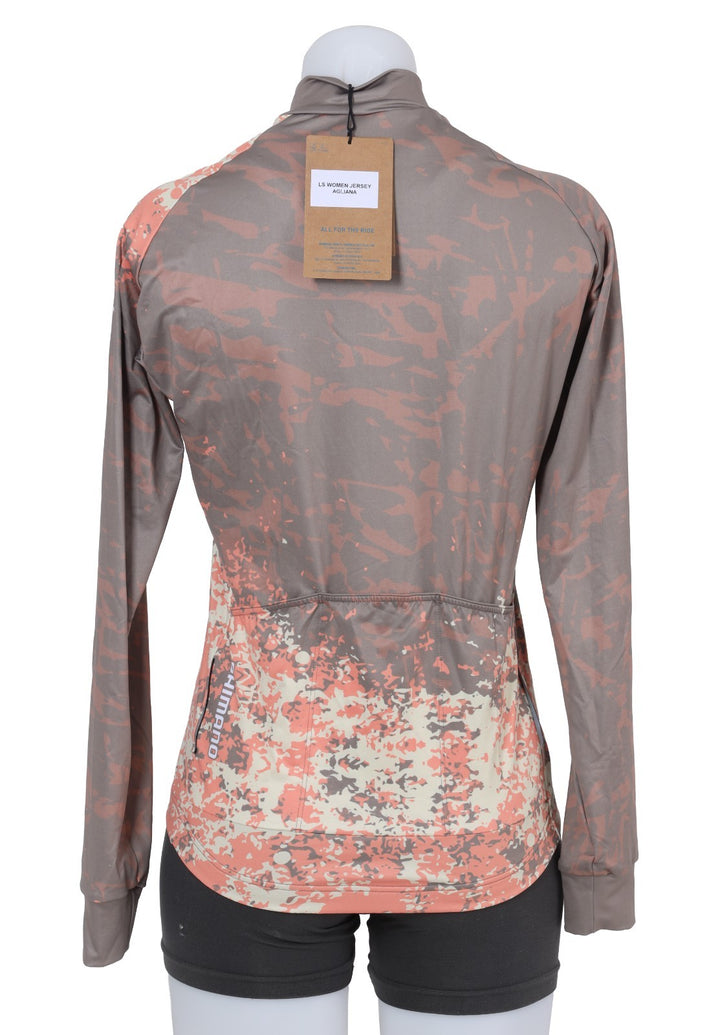 Shimano S-PHYRE Agliana LS Jersey + Marmora2 Winter Cycling Jacket Women M Camo