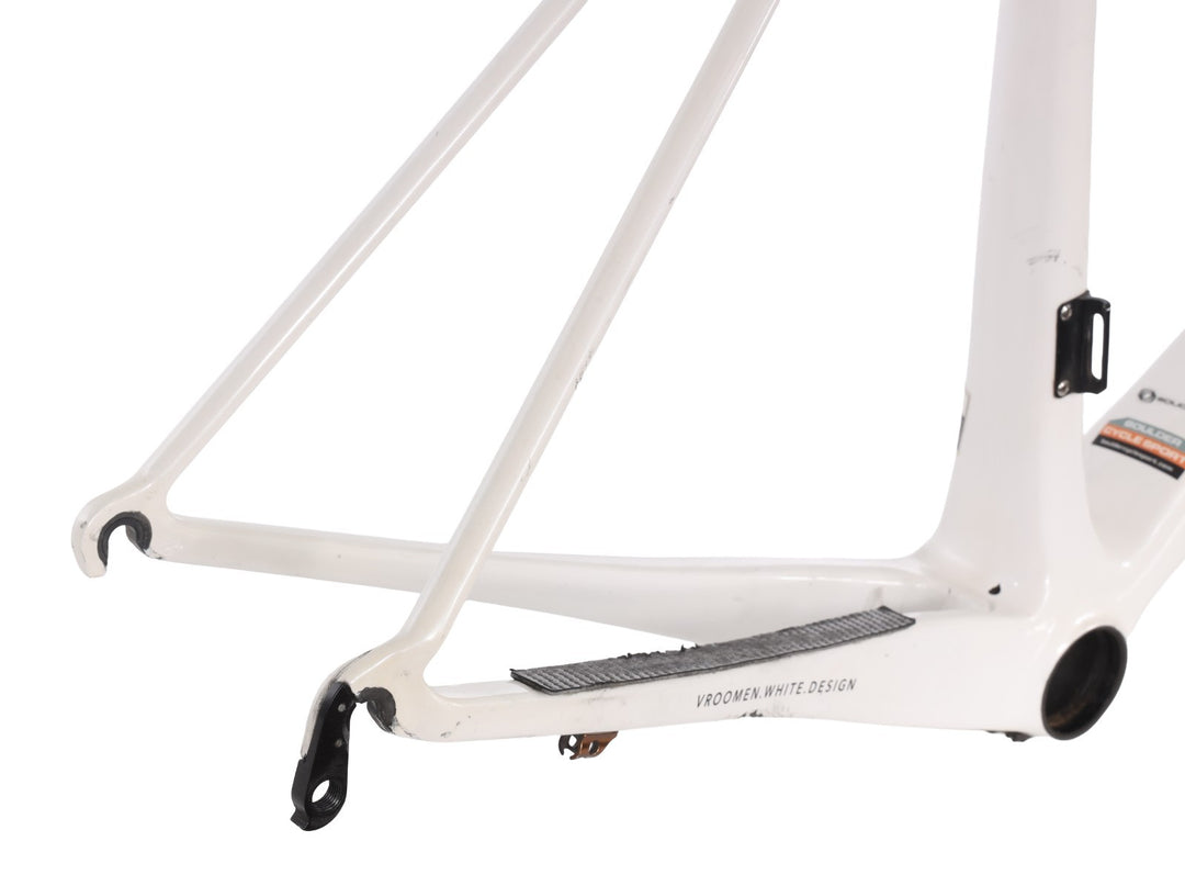 Cervelo R3 Carbon Road Bike Frameset 54cm White 700c Rim Brake QR Race Tri 2011