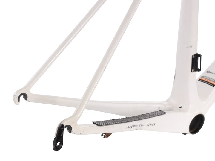 Cervelo R3 Carbon Road Bike Frameset 54cm White 700c Rim Brake QR Race Tri 2011