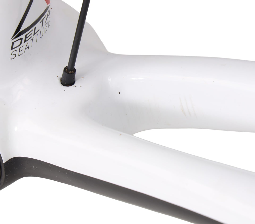 Cannondale SuperSix EVO Hi-MOD Carbon Road Frameset 63cm WHITE 700c Rim QR 2014