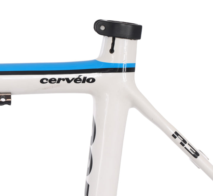 Cervelo R3 Carbon Road Bike Frameset 54cm White 700c Rim Brake QR Race Tri 2011
