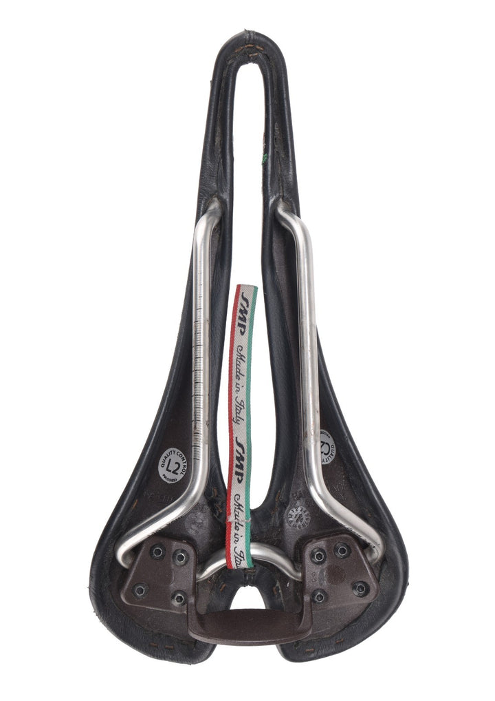 Selle SMP Composit Road Bike Saddle 129mm BLACK 7 x 7mm Inox Steel Cutaway Italy