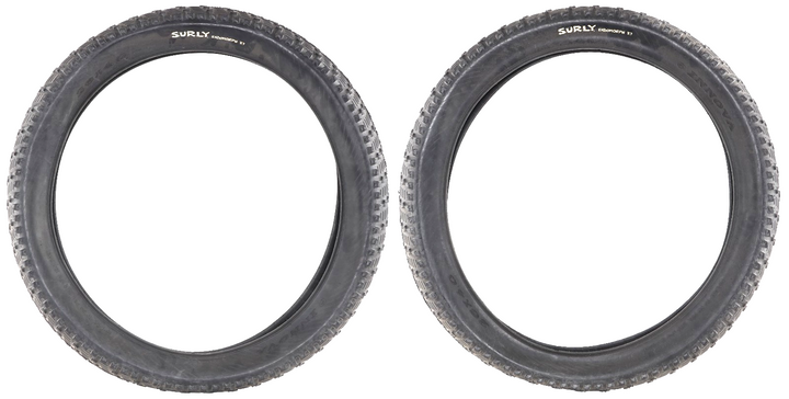 Surly Endomorph 3.7 Fat Bike Clincher Tires 26 x 4.0 1 PAIR Sand Snow Adventure