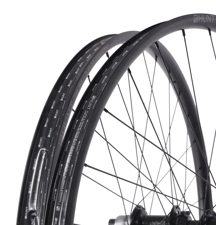 HUNT Trail Wide V2 29 Disc Alloy Tubeless Wheelset 6B SRAM XD 12s Super Boost