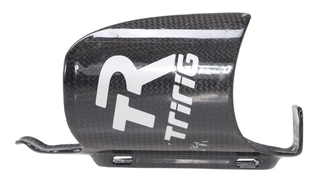 TriRig Kappa Carbon Fiber Triathlon TT Bike Water Bottle Cage Gloss Black 1 CAGE