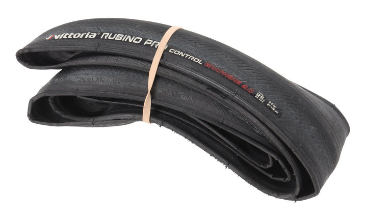 Vittoria Rubino Pro Control Clincher Road Bike Tire 700 x 25c BLACK Graphene Tri