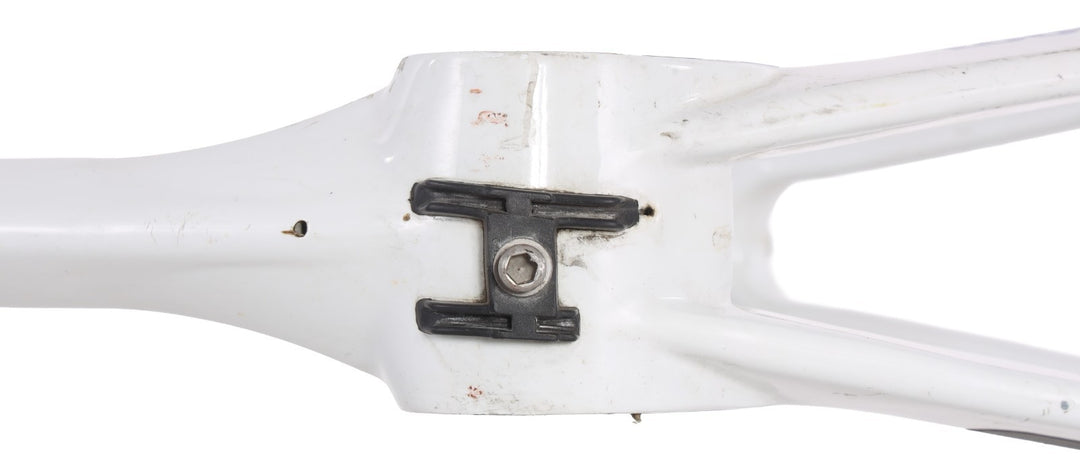 LOOK KG486 Carbon Road Race Bike Frameset White/Blue QR Rim Brake 55cm 700c 2004