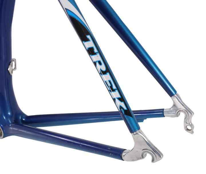 Trek Madone 5.2 OCLV 120 Carbon Road Bike Frameset XS 52cm Blue Rim QR USA 2006