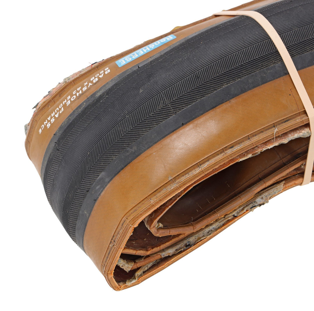 Rene Herse Babyshoe Pass Endurance TL Gravel Bike Tire PAIR 650b x42c Tan Wall