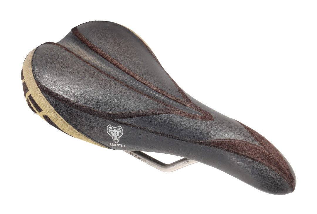 WTB Yeti Mountain Bike Saddle 130mm 7 x 7mm Titanium Rail Vintage MTB Gravel