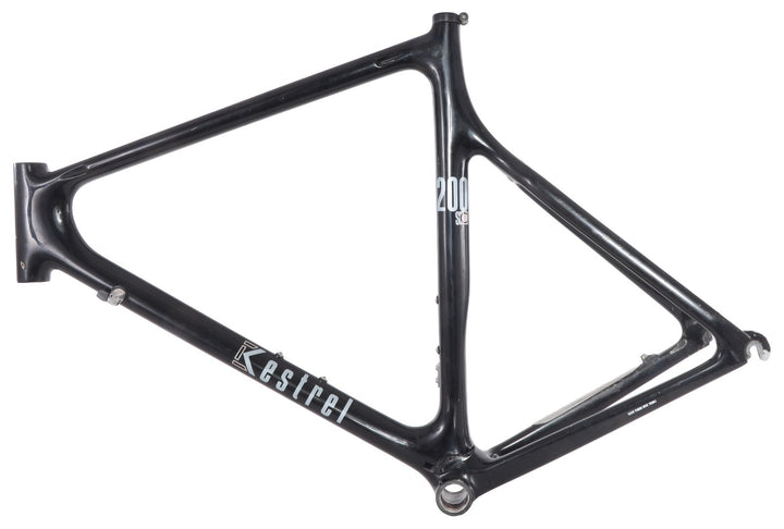 Kestrel 200 SC Carbon Road Bike Frameset 56cm Black USA Made Race Vintage 1990's