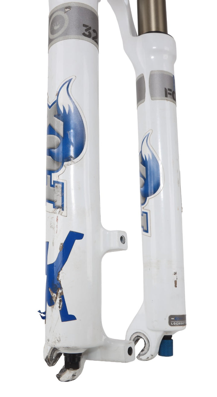 Fox Factory F Series RLC Disc 32 Mtn Bike Fork 26" 100mm Lockout WHITE QR MTB