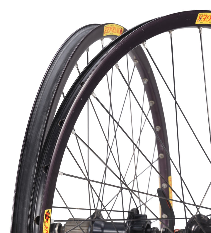 Bontrager Alloy Disc 26" Mountain Bike Clincher Wheelset Shimano 10 Spd QR MTB