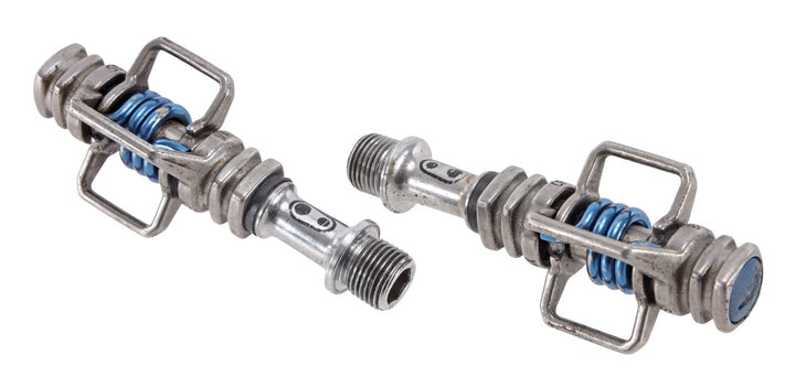 crankbrothers Eggbeater SL Clipless MTN Bike Pedals 9/16" 2-Bolt Silver Blue XC