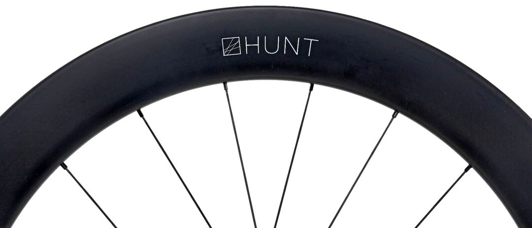 HUNT 65 Carbon Aero Disc CL Tubeless 12 x 100 Road FRONT Wheel 700c Race TT EZO