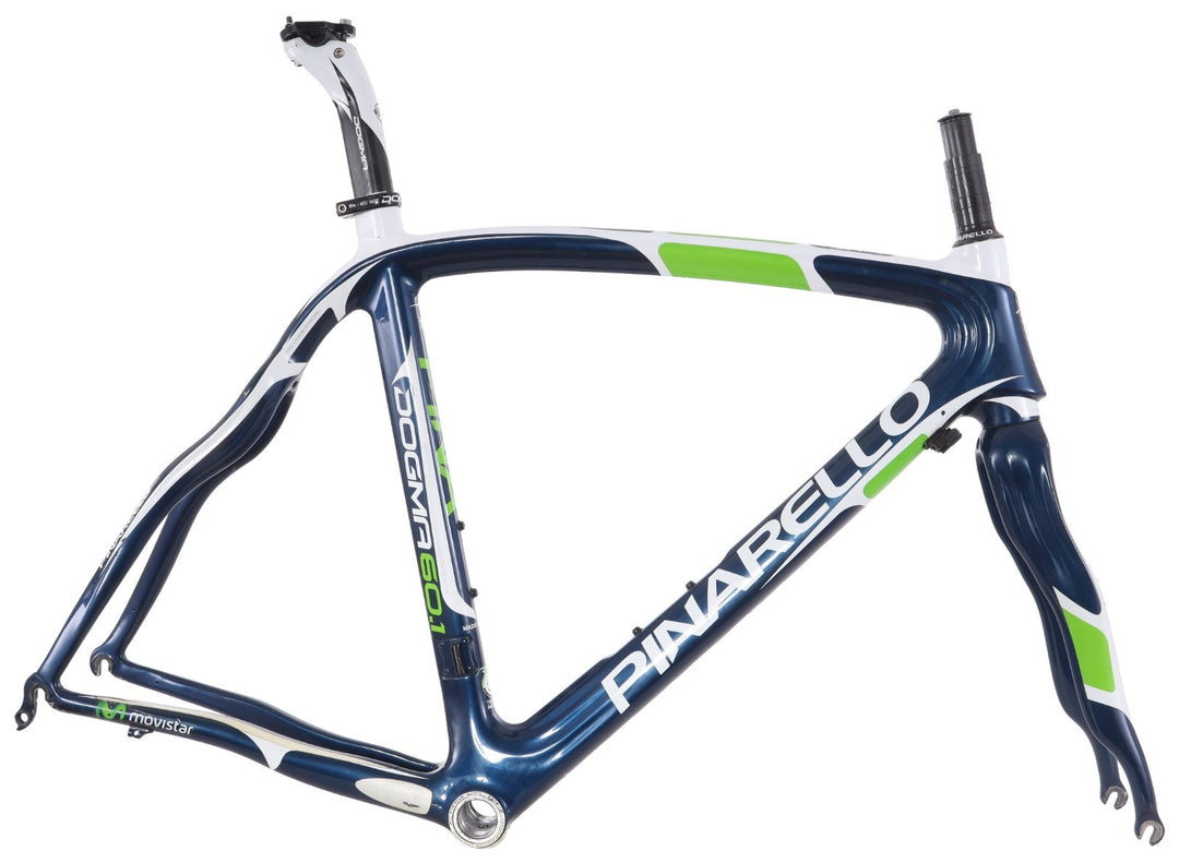 Pinarello Dogma 60.1 Carbon Road Bike Frameset 55cm Movistar 700c QR Italy 2011