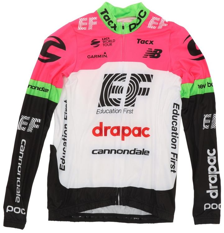 POC EF Education First Drapac Pro Cycling Short & Long Slv Team Kit Men SIZE 1/2