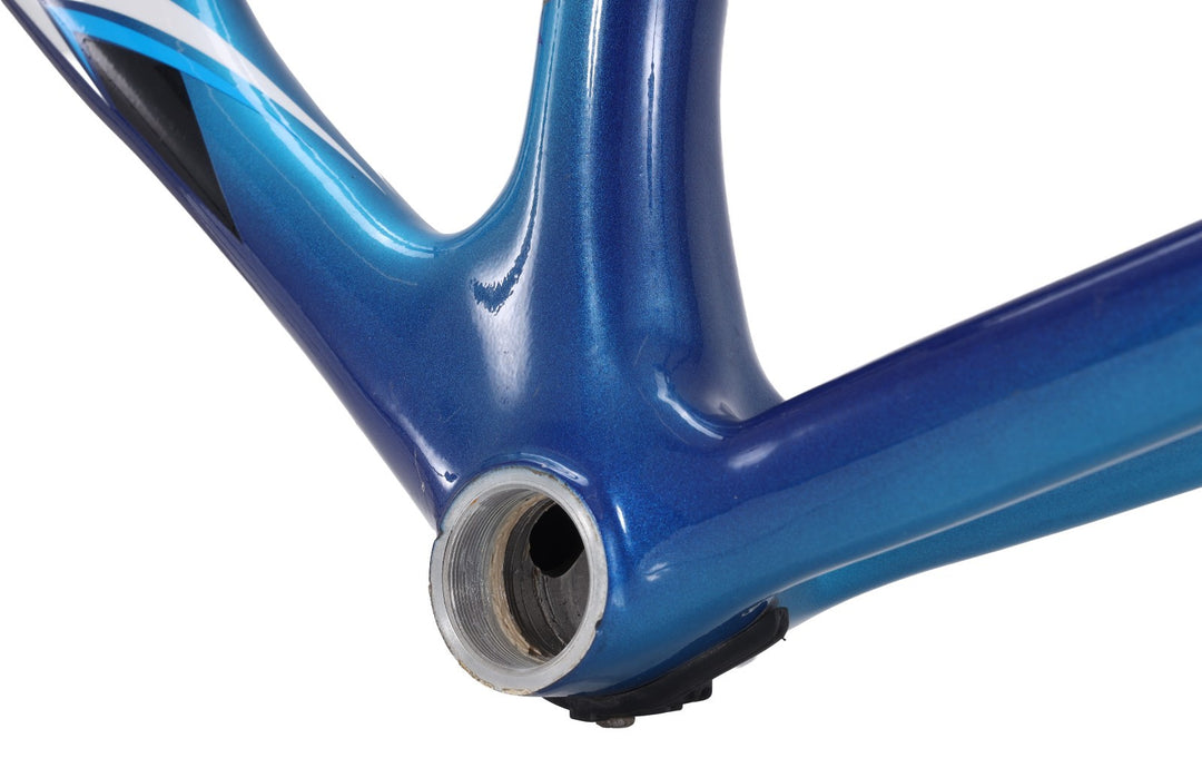 Trek Madone 5.2 OCLV 120 Carbon Road Bike Frameset XS 52cm Blue Rim QR USA 2006