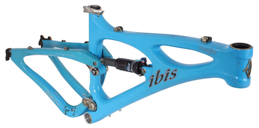 Ibis Mojo V1 Carbon Mountain Bike Frame 26" SM Disc Brake QR BLUE Fox Float 2007