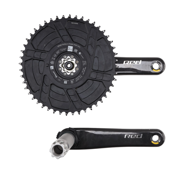 SRAM Red E1 XPLR AXS 1x 12/13s Carbon Power Meter Crankset 175mm 48T DUB Wide