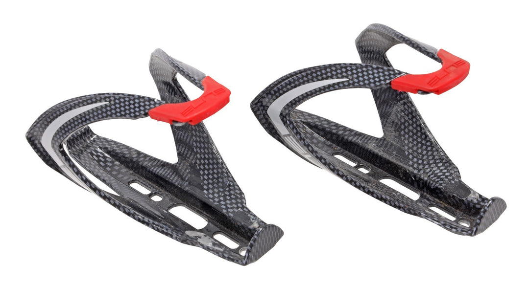 Elite Custom Race Water Bottle Cages 1 PAIR Black Road Gravel Mountain Bike