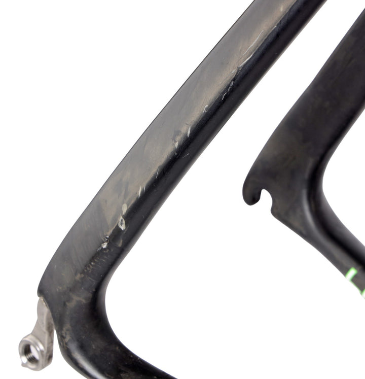 Litespeed C1 Carbon Road Bike Frameset XL Nude/White/Green 700c QR Rim Aero 2013
