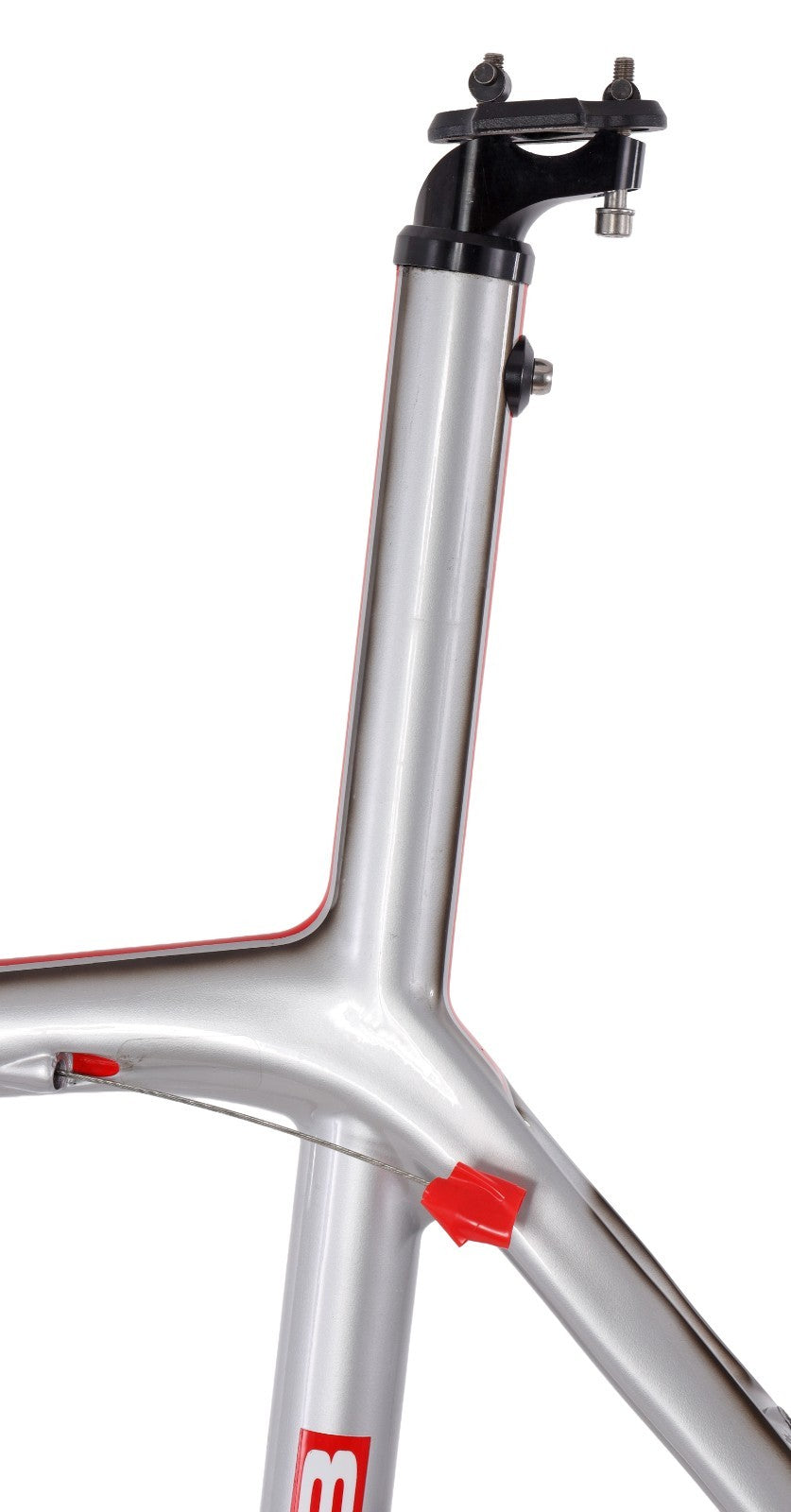 De Rosa King 3 Carbon Road Bike Frameset XXL 73cm Silver Rim Brake QR K1HM 2010