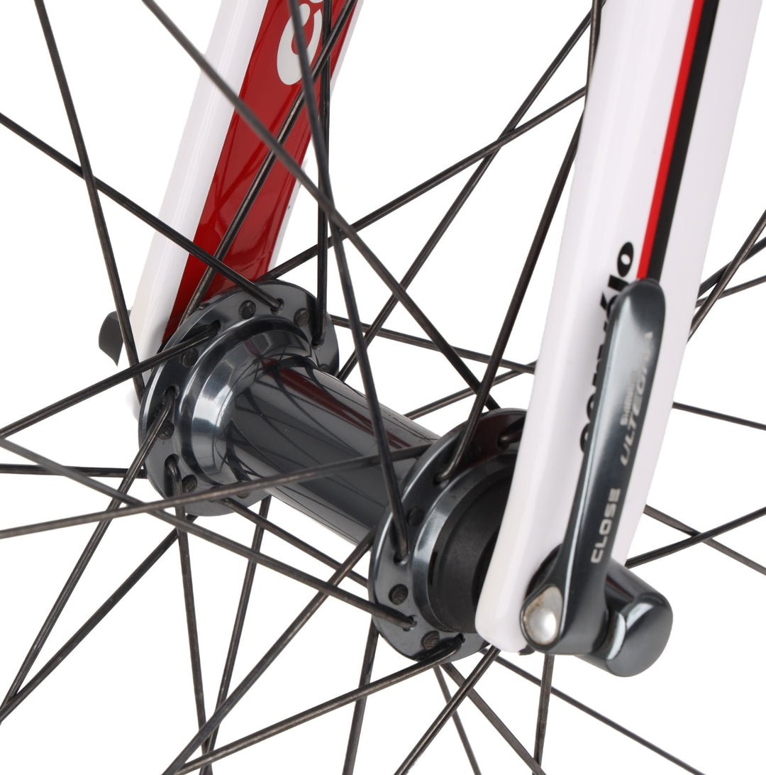 Cervelo S5 Team Carbon Road Bike 2x 10 Speed 61cm SRAM WHITE 700c Rim QR 2012