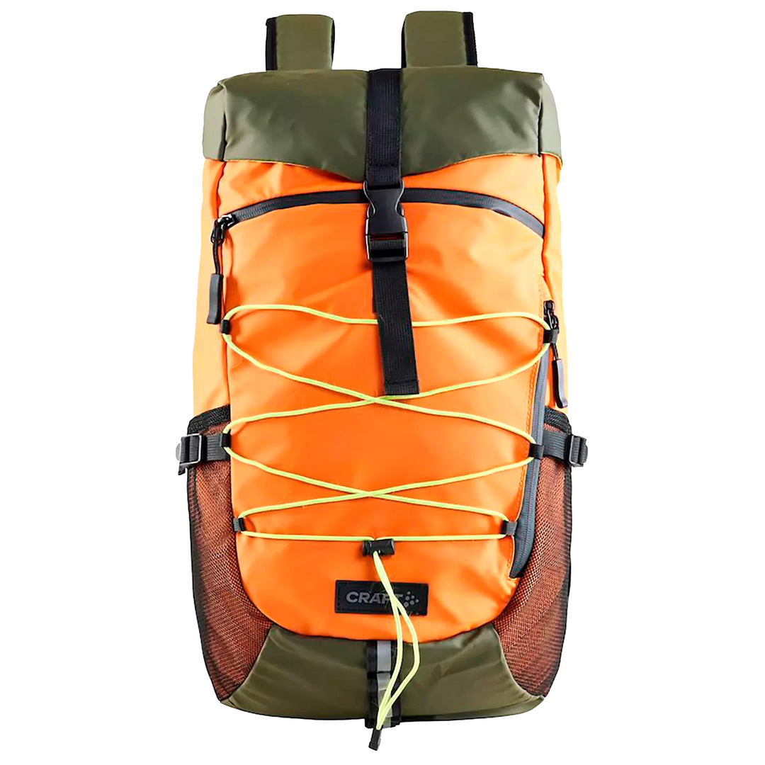 Craft Sportswear ADV Entity Travel Backpack Orange 25L Recycled Gear Hiking