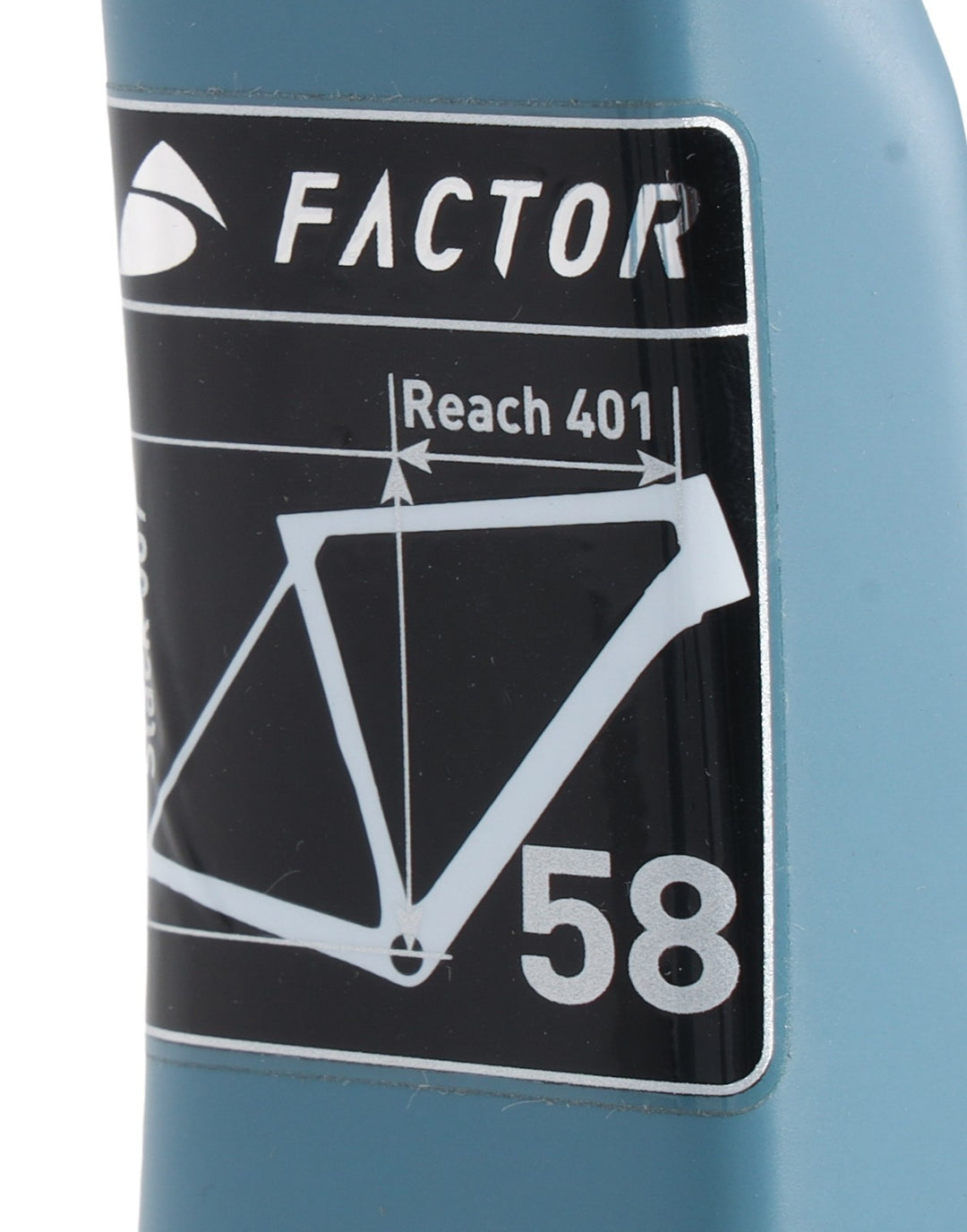 Factor O2 VAM Disc Premium Carbon Road Bike Frameset 58cm Ornate Azure 2023