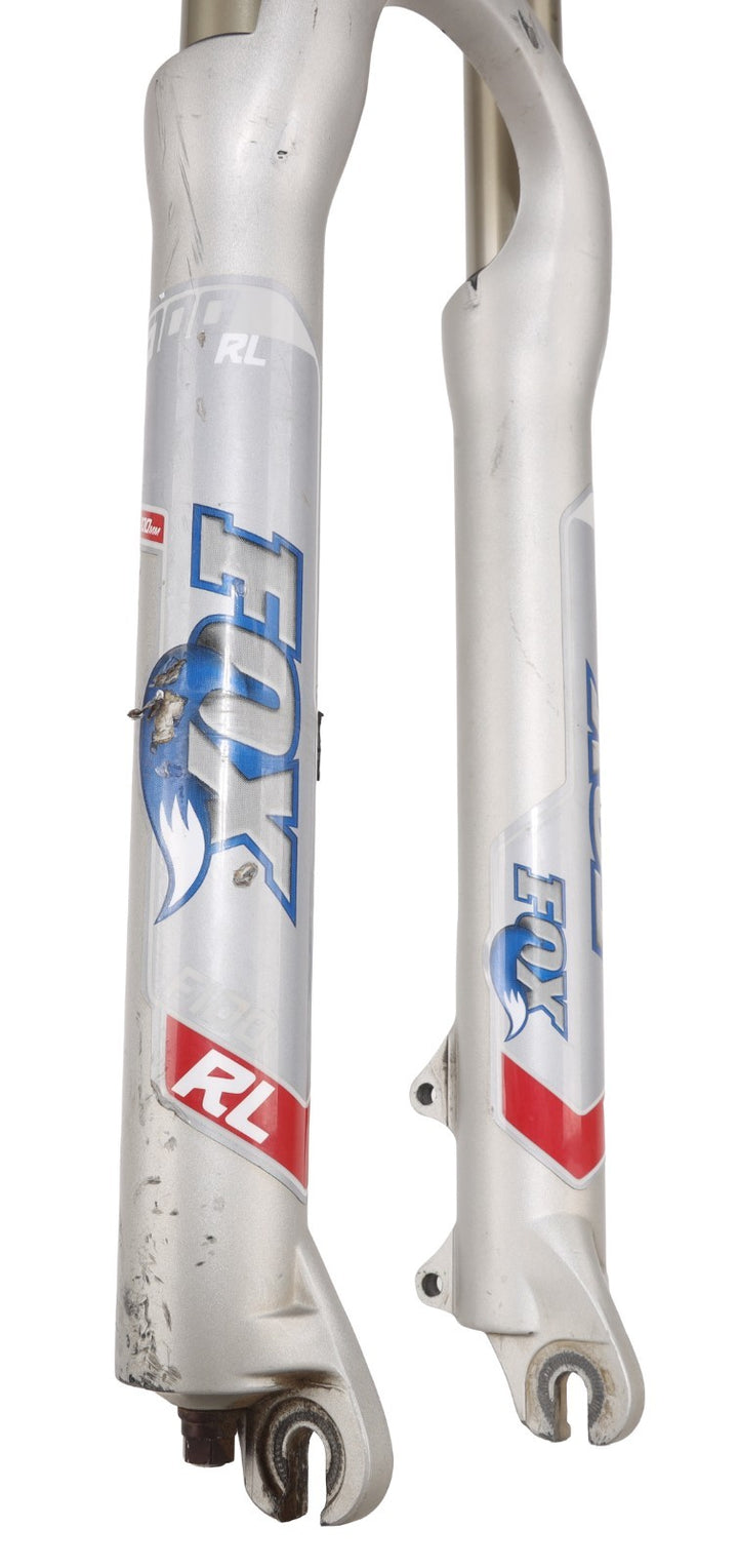 Fox Factory F100 RL Disc Mountain Bike Fork 26" 100mm w/ Lockout 32 SILVER QR