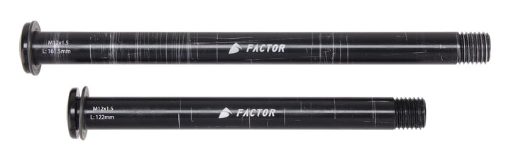 Factor Alloy Thru-Axle Set 100/142mm Front/Rear Disc Gravel Road OSTRO VAM O2 LS