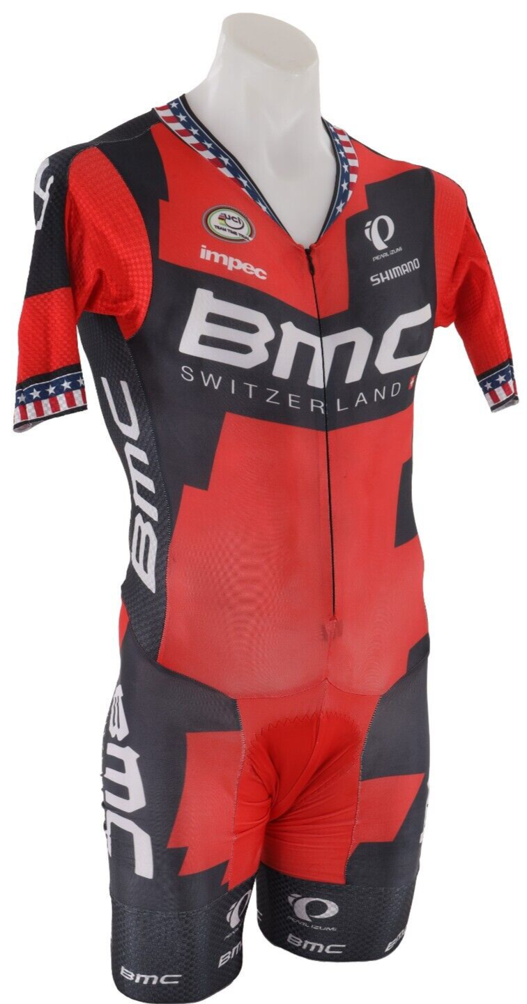 Pearl Izumi BMC Pro Cycling Team Short Slv Mach 5 Speedsuit Men MEDIUM USA Champ