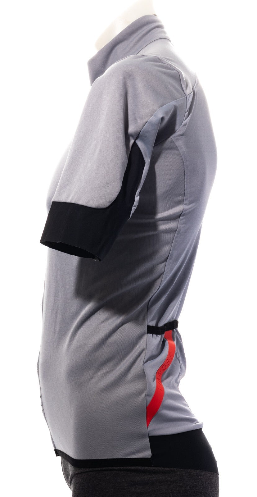 Sportful Fiandre Jersey Short Sleeve Men LARGE Grey/Black Road Race Gravel Bike