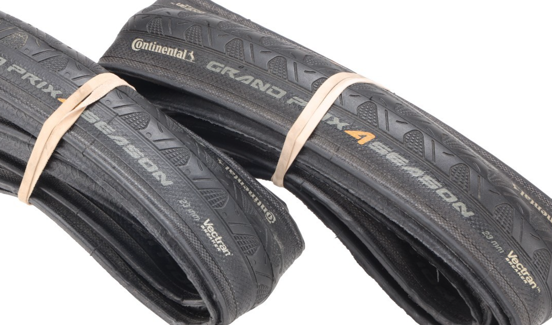 Continental Grand Prix 4 Season Clincher Road Bike Tires 700 x 23c 1 PAIR BLACK